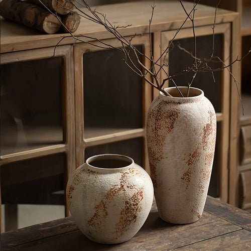 Chic Speckled Ceramic Planter